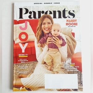 Parents Magazine December, 2021 - Special Double Issue Mandy Moore with Baby Gus